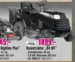 Hornbach Stiga rasentraktor „84 mt“ Angebot