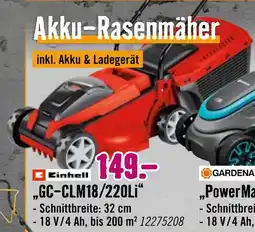 Hornbach Einhell akku-rasenmäher Angebot