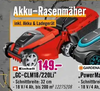Hornbach Einhell akku-rasenmäher Angebot