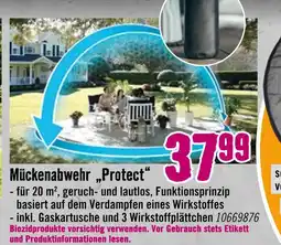 Hornbach Mückenabwehr „protect“ Angebot