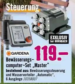 Hornbach Gardena bewässerungscomputer-set „master“ Angebot