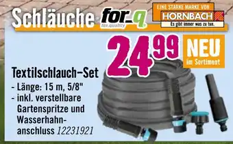 Hornbach For q textilschlauch-set Angebot