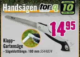 Hornbach For_q gartensäge Angebot