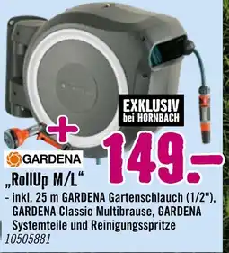 Hornbach Gardena wandschlauchboxen rollup m/l Angebot