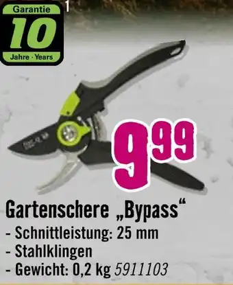 Hornbach For q gartenschere bypass Angebot