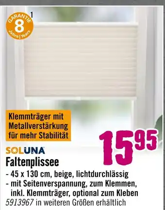 Hornbach Soluna faltenplissee Angebot