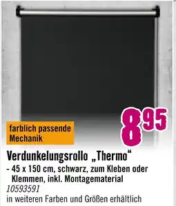 Hornbach Verdunkelungsrollo „thermo“ Angebot