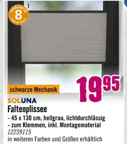 Hornbach Soluna faltenplissee Angebot