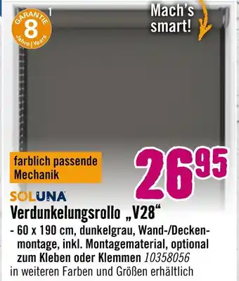 Hornbach Soluna verdunkelungsrollo „v28“ Angebot