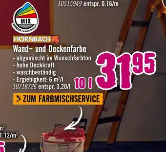 Hornbach Hornbach wand- und deckenfarbe Angebot