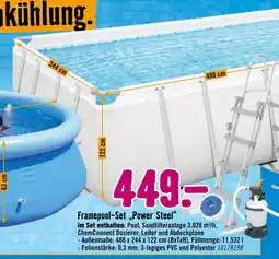 Hornbach Framepool-set „power steel“ Angebot