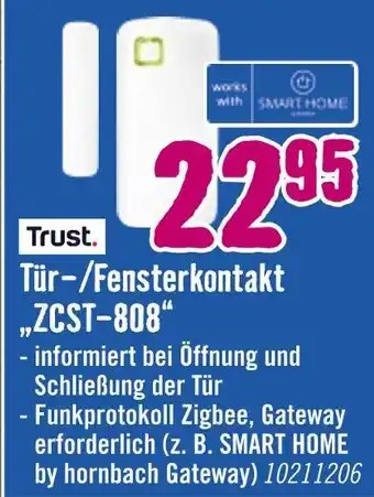 Hornbach Trust tür-/fensterkontakt „zcst-808“ Angebot