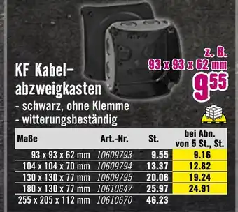 Hornbach Kf kabel-abzweigkasten Angebot