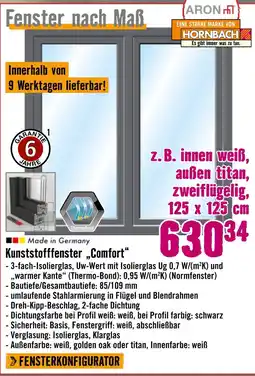 Hornbach Aron kunststofffenster „comfort“ Angebot