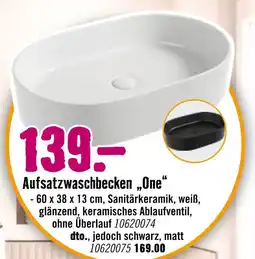Hornbach Aufsatzwaschbecken one Angebot