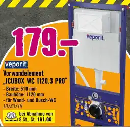 Hornbach Veporit vorwandelement „icubox wc 1120.3 pro“ Angebot