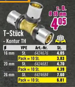 Hornbach T-stück Angebot