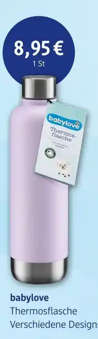 dm drogerie Babylove thermosflasche Angebot