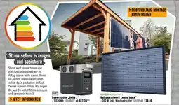Hornbach Powerstation „delta 2“ oder balkonkraftwerk „mono black“ Angebot