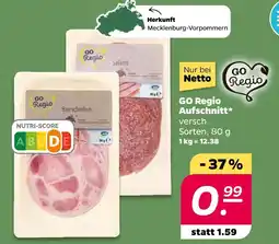 NETTO Go regio aufschnitt Angebot