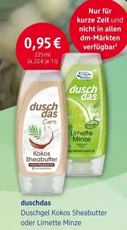 dm drogerie Duschdas duschgel Angebot