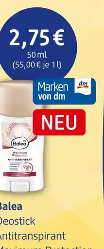 dm drogerie Balea deostick Angebot