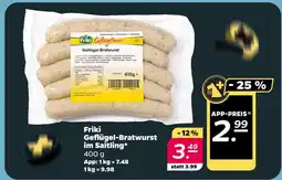 NETTO Friki geflügel-bratwurst im saitling Angebot