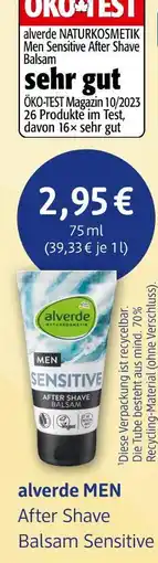 dm drogerie Alverde men after shave balsam sensitive Angebot