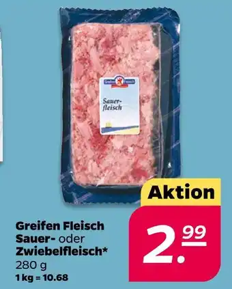 NETTO Greifen fleisch sauer- oder zwiebelfleisch Angebot