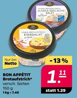 NETTO Bon appétit brotaufstrich Angebot