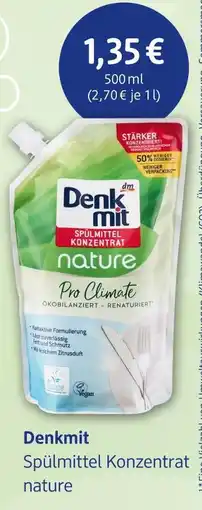 dm drogerie Denkmit spülmittel konzentrat nature Angebot