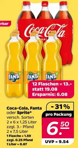 NETTO Coca-cola, fanta oder sprite Angebot