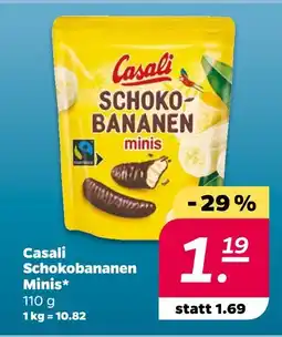 NETTO Casali schokobananen minis Angebot