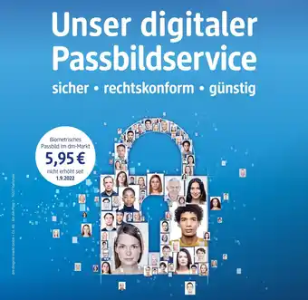 dm drogerie Biometrisches passbild Angebot