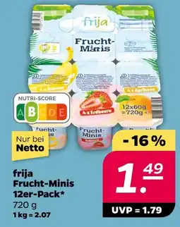 NETTO Frija frucht-minis Angebot