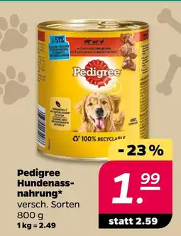 NETTO Pedigree hundnassnahrung Angebot