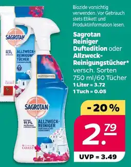 NETTO Sagrotan reiniger duftedition oder allzweck-reinigungstücher Angebot