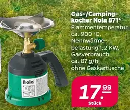NETTO Nola gas-/campingkocher nola 871 Angebot