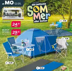 NETTO Campingmatte oder iglu-zelt für 2 personen mit vordach Angebot