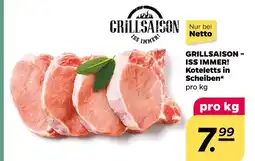 NETTO Grillsaison koteletts in scheiben Angebot
