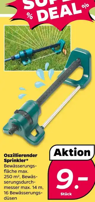 NETTO Oszillierender sprinkler Angebot