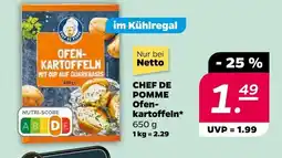 NETTO Chef de pomme ofenkartoffeln Angebot