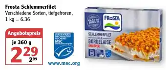 Globus Frosta Schlemmerfilet 360g Angebot