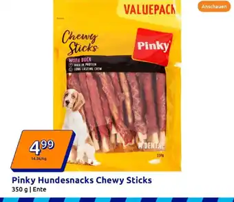 Action Pinky pinky hundesnacks chewy sticks Angebot