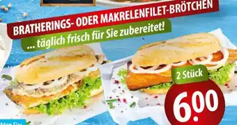 Famila Nord Ost Bratherings- oder makrelenfilet-brötchen Angebot