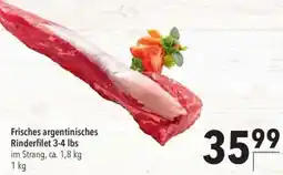 CITTI Markt Frisches argentinisches Rinderfilet 3-4 lbs Angebot