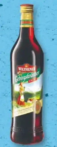 Edeka Wilthener Gebirgskräuter Likör Angebot
