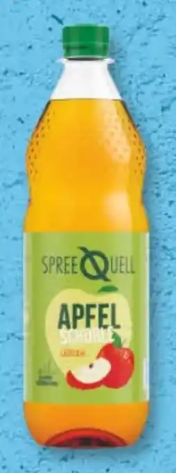 Edeka Spreequell Apfelschorle Angebot