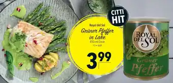 CITTI Markt Royal del Sol Grüner Pfeffer in Lake Angebot