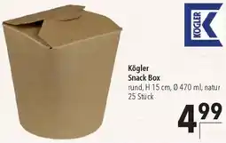 CITTI Markt Kögler Snack Box Angebot